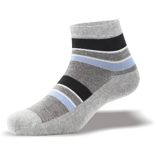 Men Ankle Antibacterial Combed Cotton Socks 7590