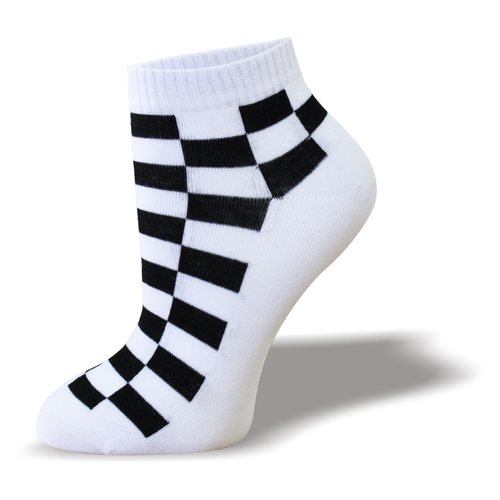 Women Ankle Combed Cotton Socks 7340