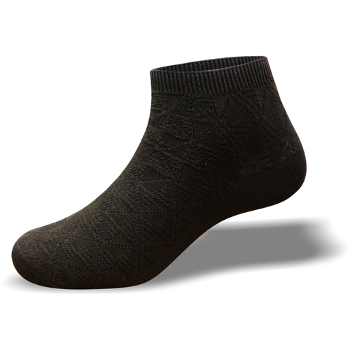 Men Casual Ankle Combed Cotton Socks 9822