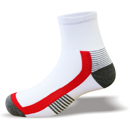 Men Sport Ankle Terry Antibacterial Combed Cotton Socks 5621